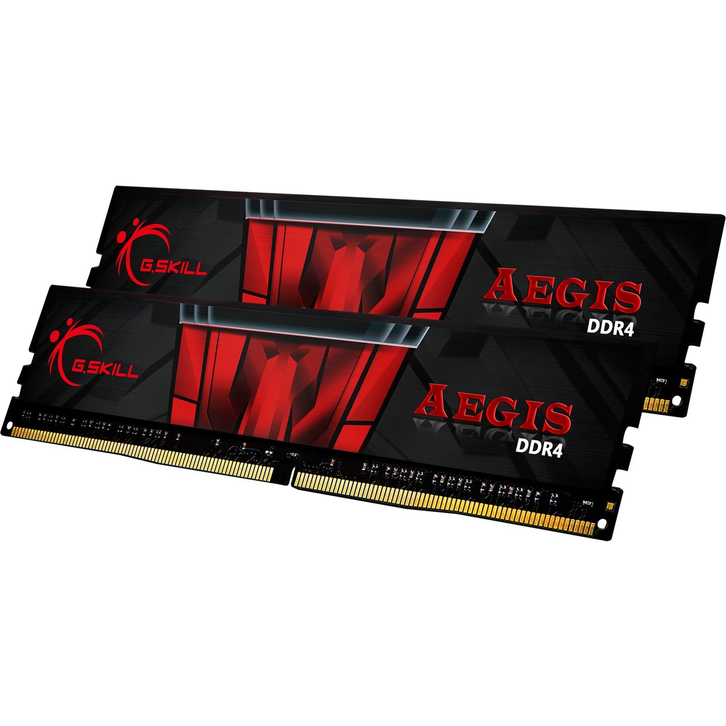 G.skill aegis 32 gb ddr4-3000 (2x 16 gb) werkgeheugen (zwart, f4-3000c16d-32gisb, xmp 2.0)