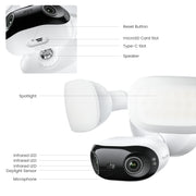 Reolink f751w elite floodlight wifi beveiligingscamera (wit, uhd 4k, wifi) - afbeelding 7