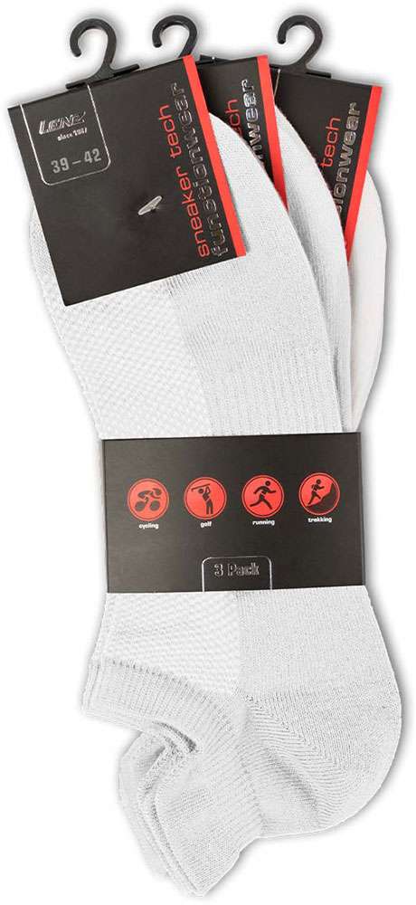 Lenz performance sneaker tech - running socks (3 pack)