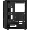 Aerocool prime v2 midi tower behuizing (zwart | 2x usb-a | rgb | window)