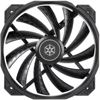 Silverstone shark force 160 case fan (zwart, 160 x 160 x 27 mm, pwm)