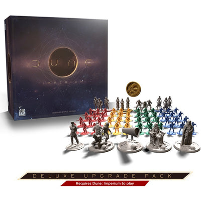Asmodee dune: imperium deluxe upgrade pack bordspel (engels, uitbreiding, 1 - 4 spelers, 60 - 120 minuten, vanaf 14 jaar)