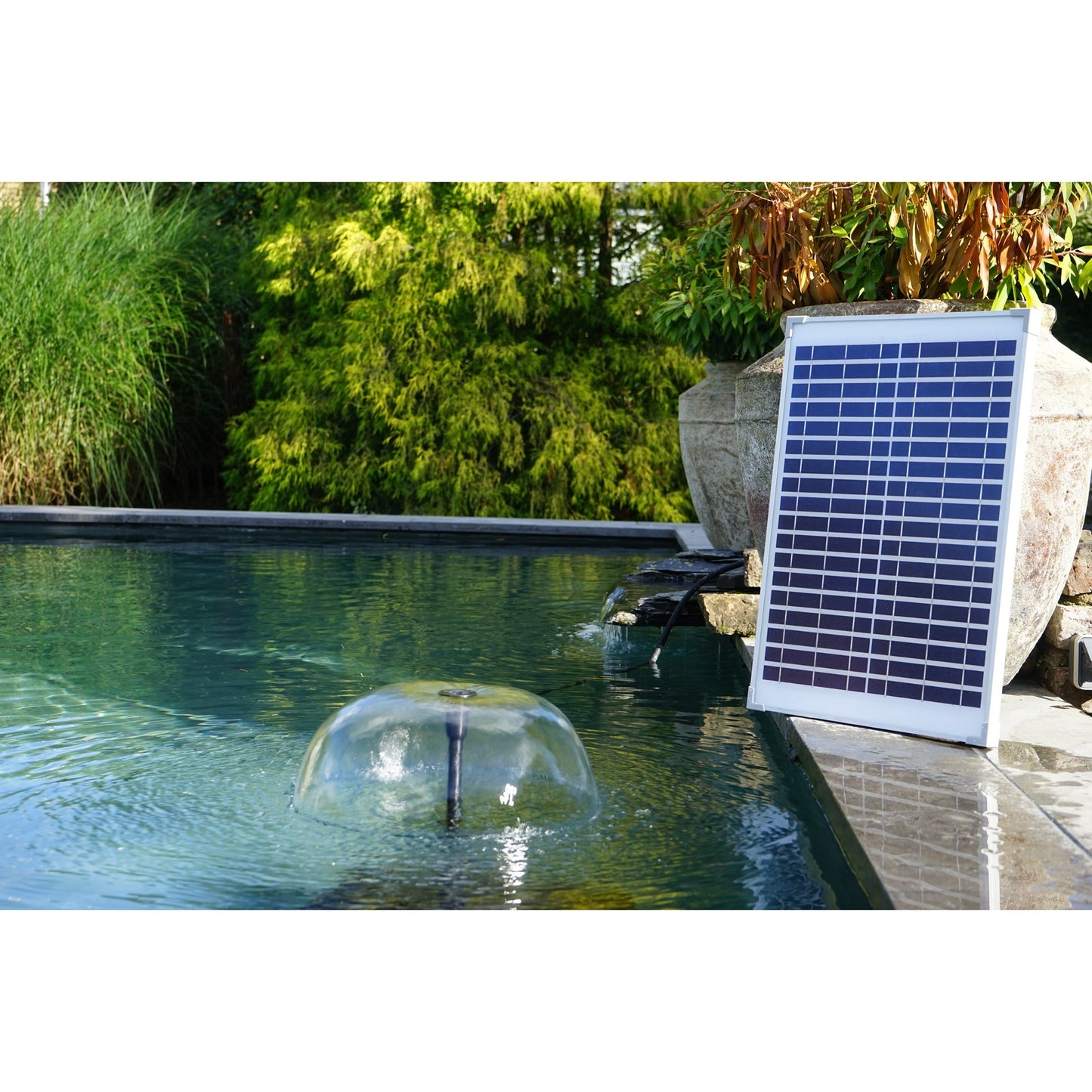 Ubbink solarmax 1000 pomp (zwart, incl. solarpaneel, pomp)