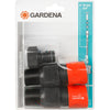 Gardena 'profi' maxi-flow system aansluitset aansluiting (zwart oranje, 1505-23)