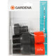 Gardena 'profi' maxi-flow system aansluitset aansluiting (zwart oranje, 1505-23)