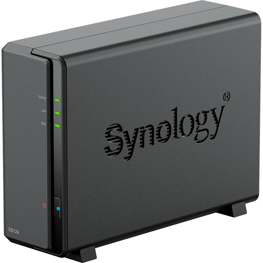 Synology diskstation ds124 nas (zwart, usb-a 3.2 (5 gbit s))