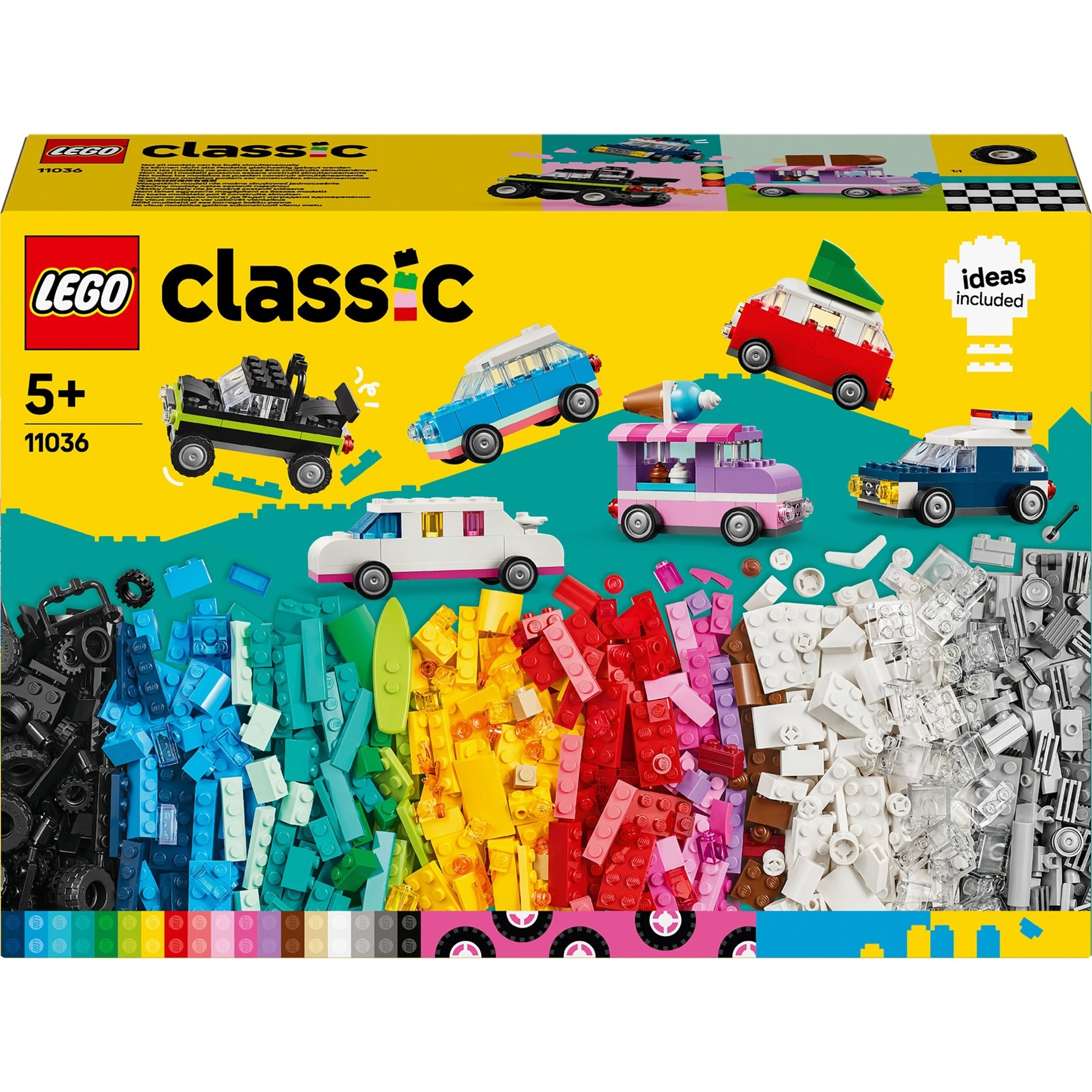 Lego classic 11036 creatieve voertuigen