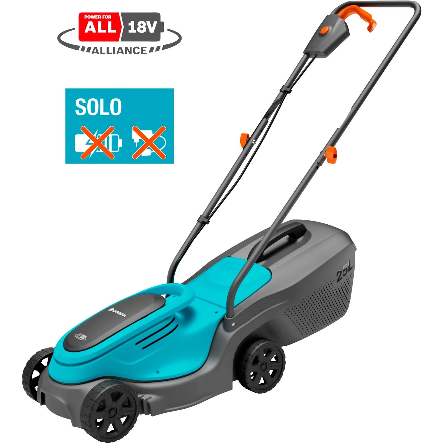 Gardena powermax 30 18v p4a solo grasmaaier accu zonder accu, zonder lader 18 v snijbreedte max. 300 mm