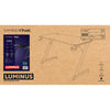 Trust gxt 709 luminus rgb-gamingbureau gaming desk (zwart)