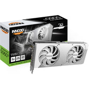 Inno3d geforce rtx 5060 ti twin x2 oc white 16gb grafische kaart (wit, 3x displayport, 1x hdmi 2.1, dlss 4) - afbeelding 1