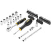 Stanley fatmax tstak dopsleutelset 1 4 fmmt98101-0 (zwart geel, 48 delig)