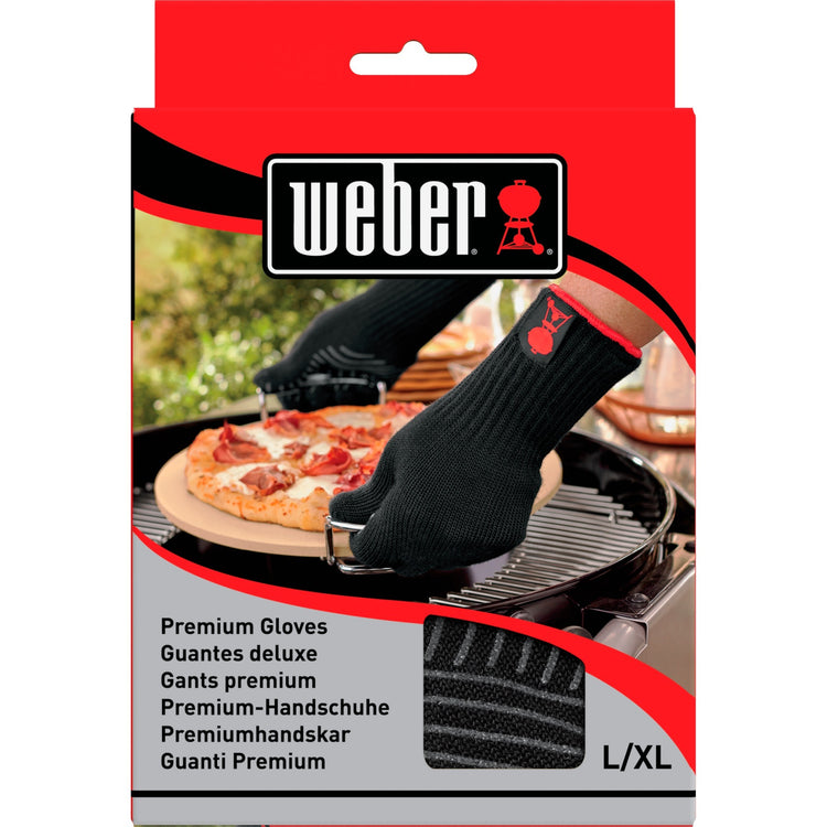 Weber premium handschoenen (zwart, maat l xl)