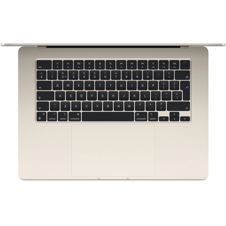 Apple macbook air 15 (mqkv3n a) refurbished laptop (sterrenlicht | m2 | 10-core gpu | 8 gb | 512 gb ssd)
