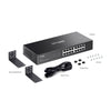 Tp-link omada es216g 16-poort gigabit easy managed switch (zwart)