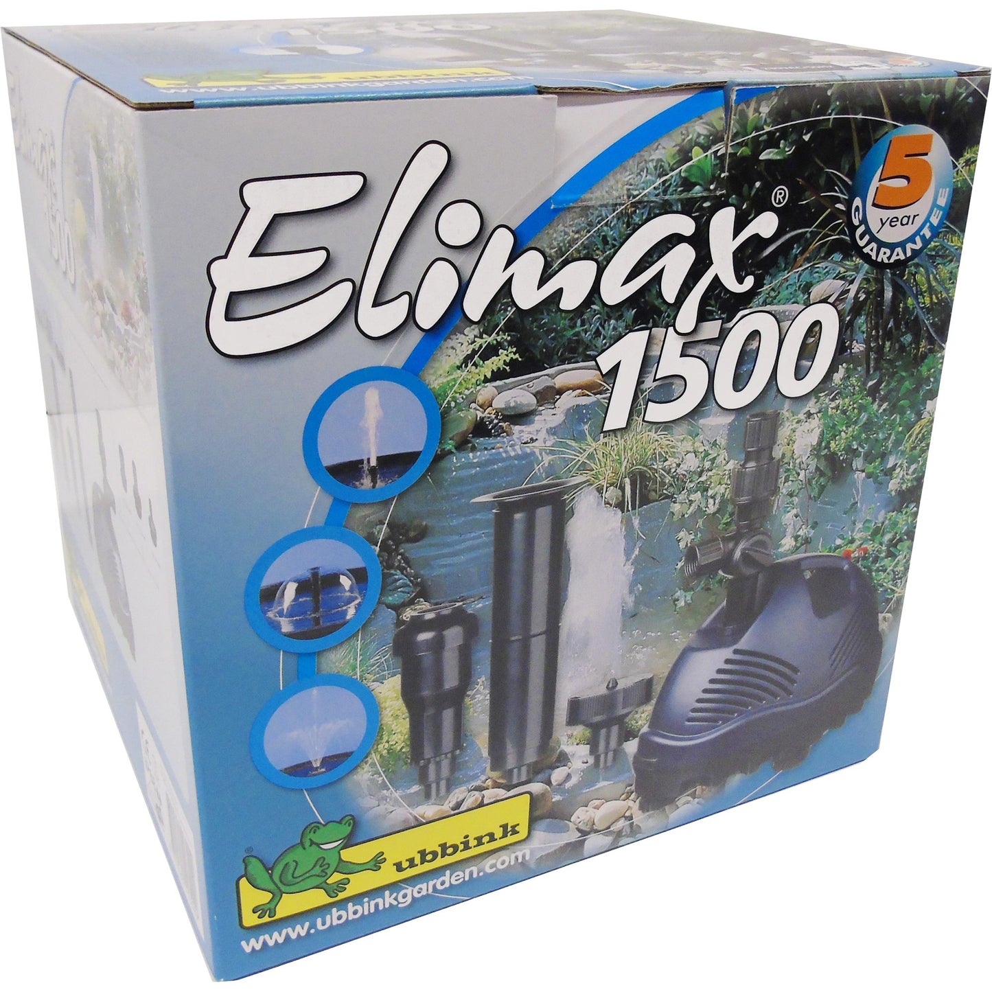Ubbink elimax 1500 fonteinpomp (zwart)
