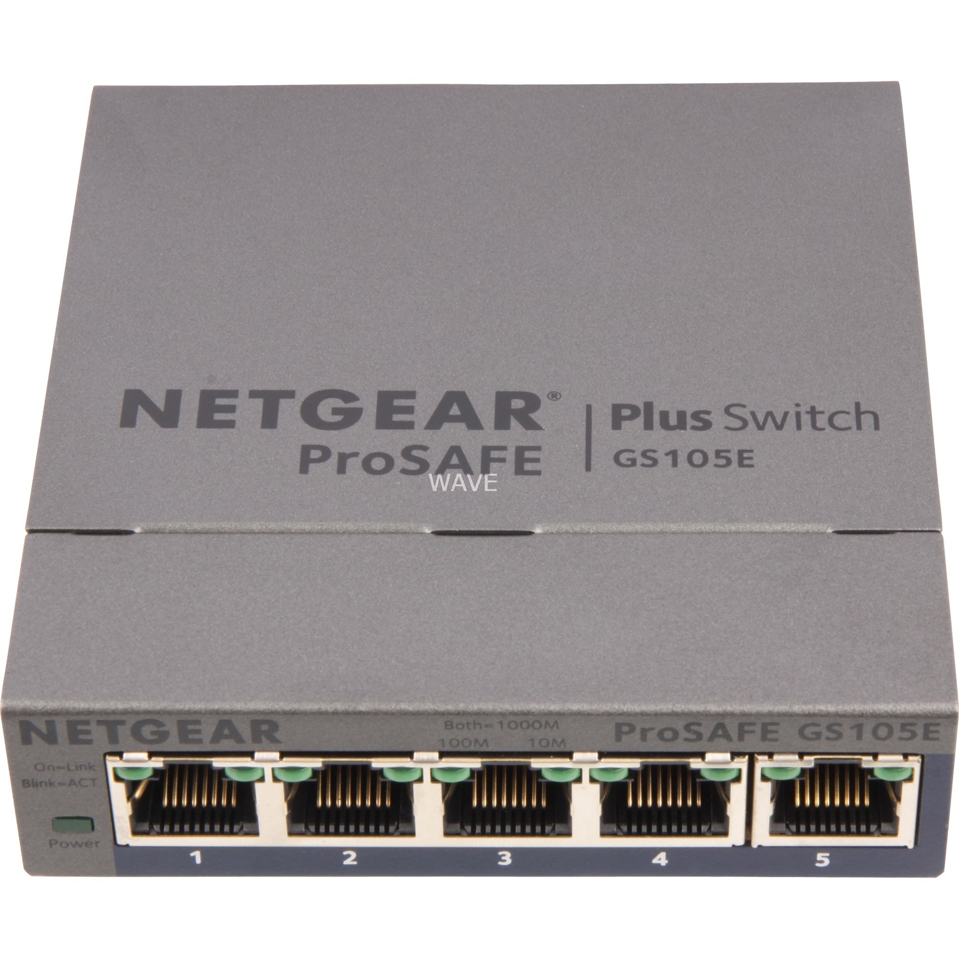 Netgear prosafe gs105e v2 switch (grijs)