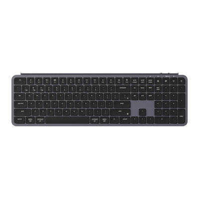 Keychron b6 pro-k1 toetsenbord (zwart, us lay-out (qwerty), scissor switches, 100%, abs, 2.4 ghz | bluetooth 5.2 | usb-c)