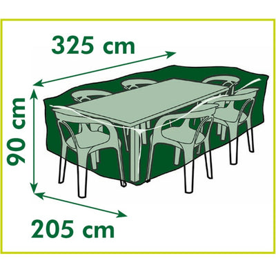 Nature tuinmeubelafdekhoes voor stoelen en tafels afdekking (grijs, 6030603)