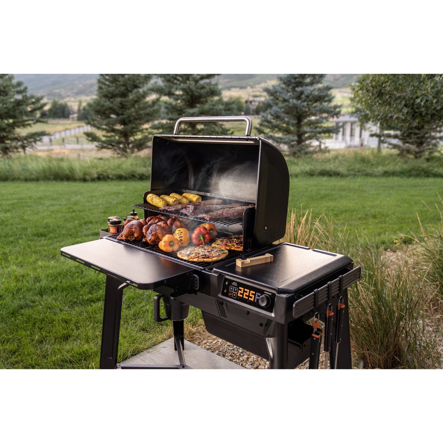 Traeger woodridge pellet barbecue (zwart, wifire)