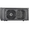 Silverstone sst-gd09b htpc behuizing (zwart | 2x usb-a)