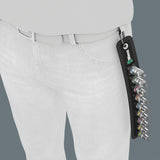 Wera belt b 3 torx® hf zyklop bitdoppen set torx dopsleutel (zwart zilver, met vasthoudfunctie, 3 8 -aandrijving, 9-delig) - afbeelding 2