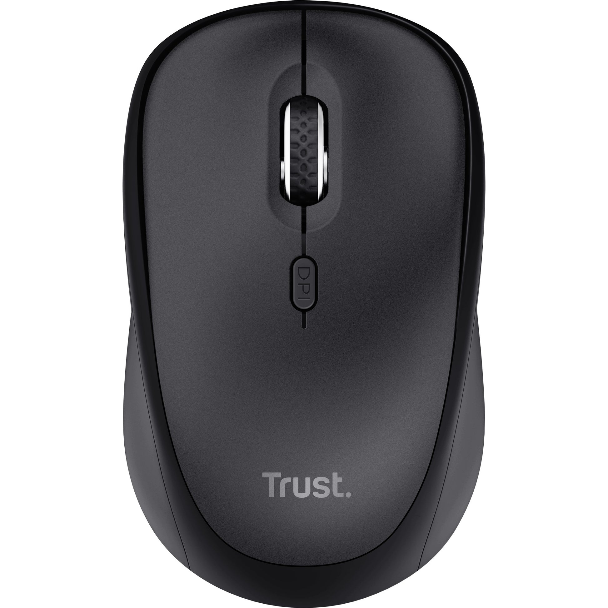 Trust ody ii stille draadloze toetsenbord- en muisset desktopset (zwart, us lay-out (qwerty), membraan, 100%, 800 dpi - 1.600 dpi)