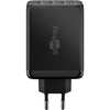 Goobay 100w gan usb-c pd multiport quick charger (zwart)