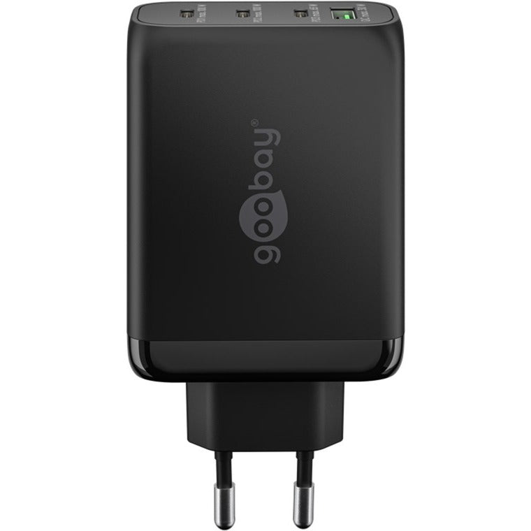 Goobay 100w gan usb-c pd multiport quick charger (zwart)