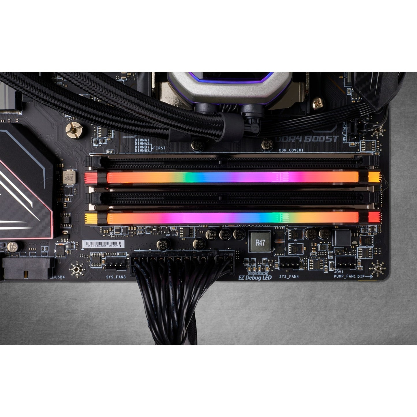 Corsair vengeance rgb pro 32 gb ddr4-3200 (2x 16 gb) werkgeheugen (zwart, cmw32gx4m2e3200c16, xmp 2.0)