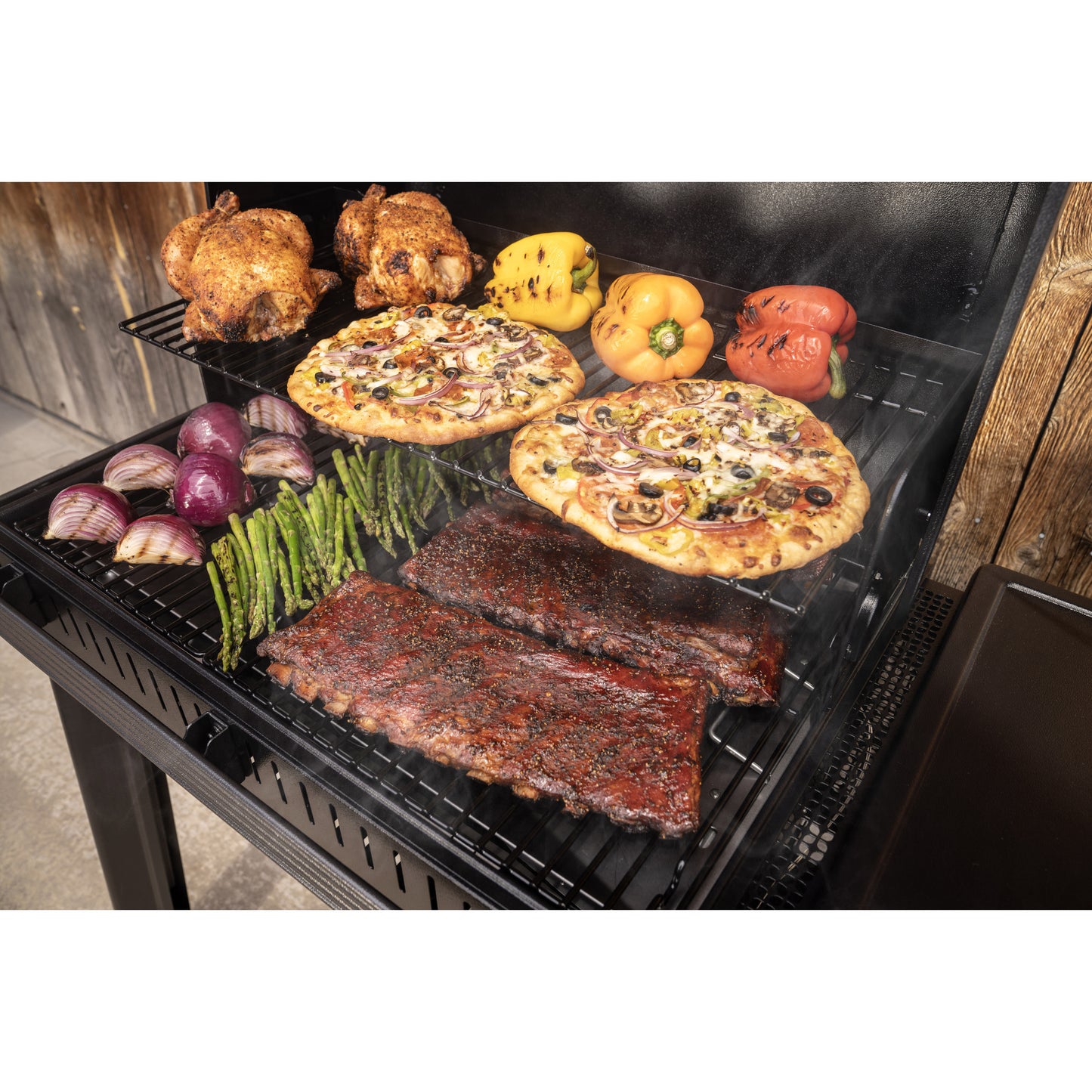 Traeger woodridge pellet barbecue (zwart, wifire)