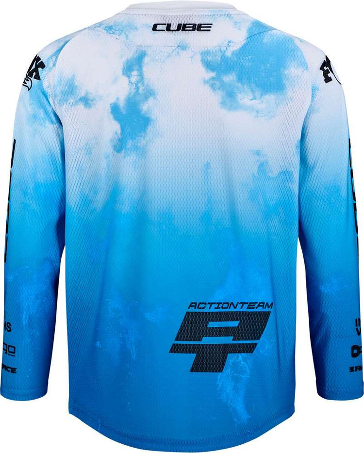 Cube rookie x actionteam - kids mtb long sleeve jersey