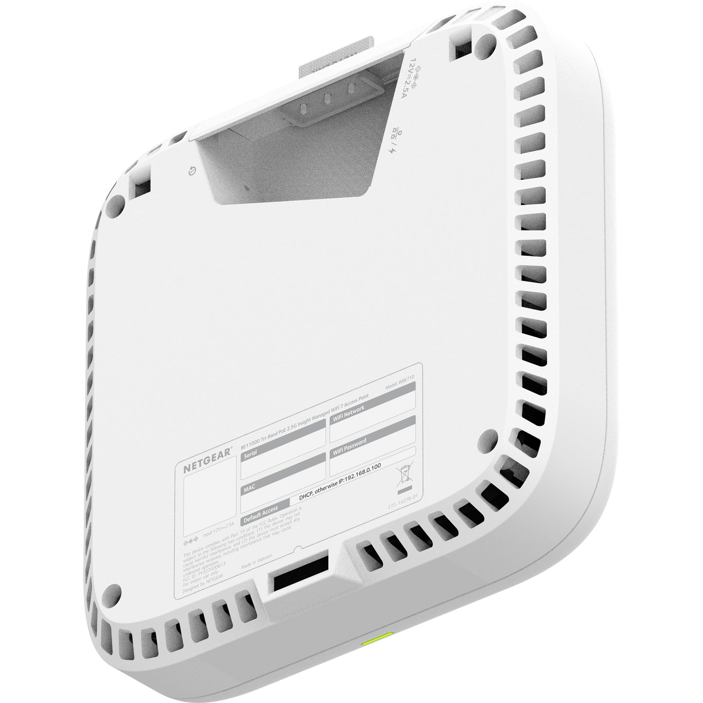 Netgear wbe710 insight manageable wifi 7 access point mesh access point (wit)