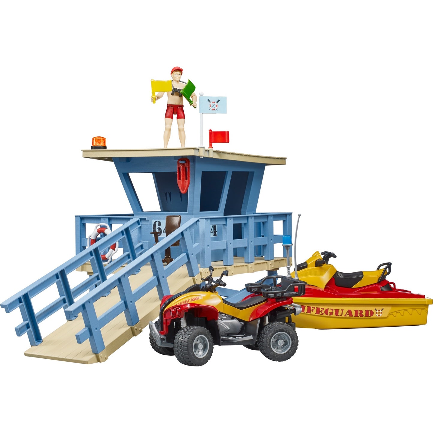 Bruder bworld reddingsbrigade station speelfiguur (62780)