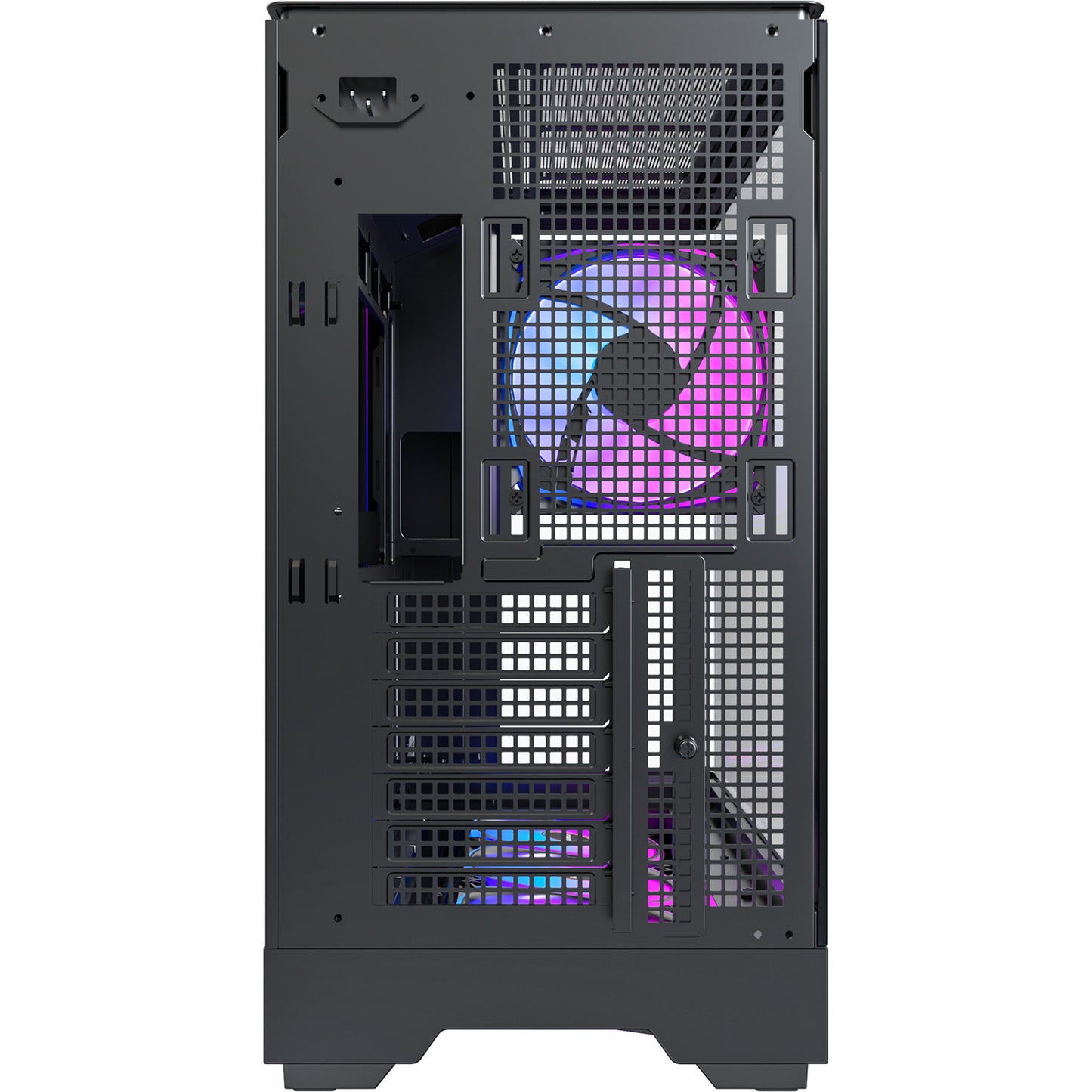 Montech king 45 pro midi tower behuizing (zwart | 2x usb-a | 1x usb-c | rgb | window)