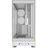 Montech hs02 midi tower behuizing (wit | 2x usb-a | 1x usb-c | rgb | tempered glass)