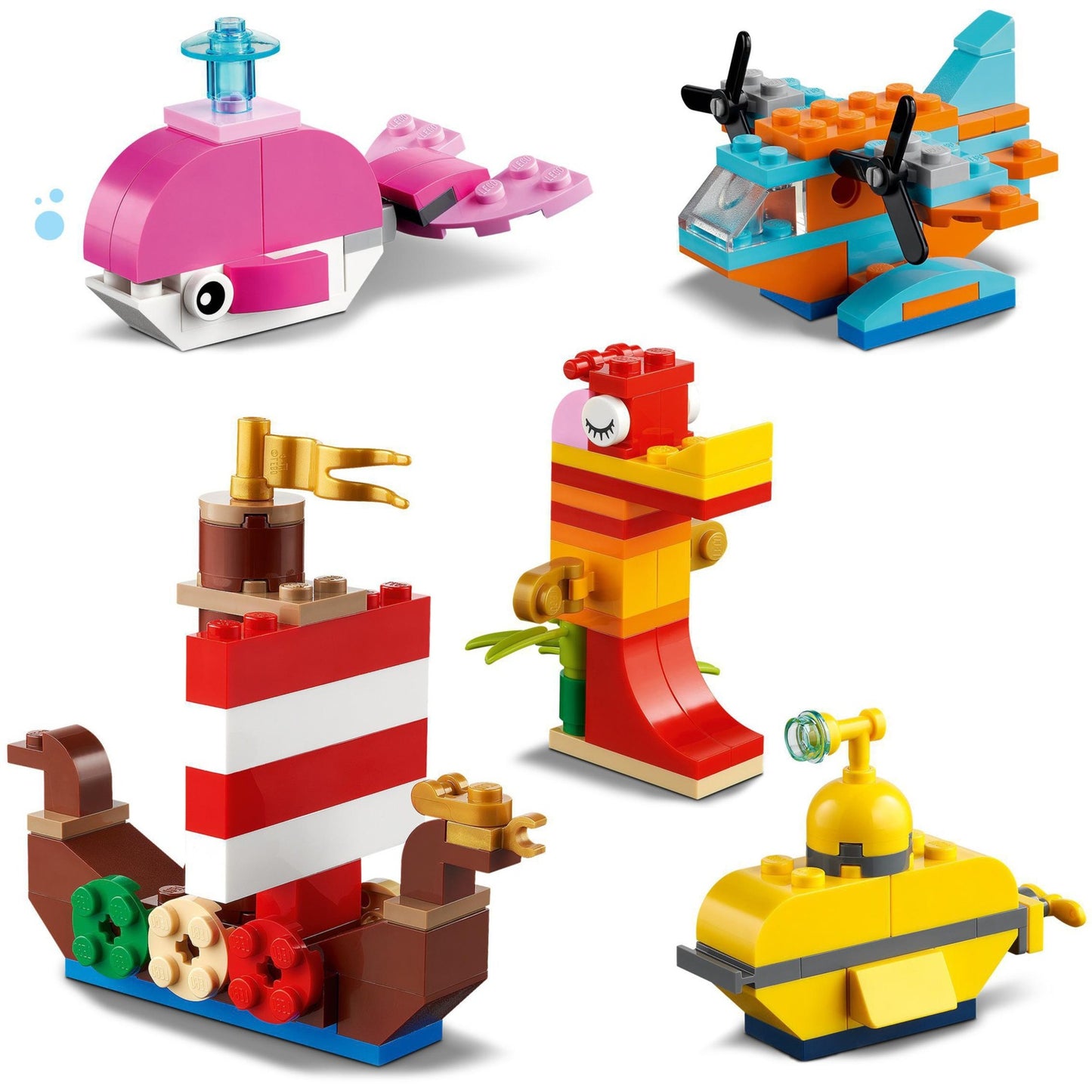 Lego classic - creatief zeeplezier constructiespeelgoed (11018)
