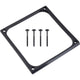 Alphacool shroud decoupling 120mm (7mm thick) inbouwframe (zwart)