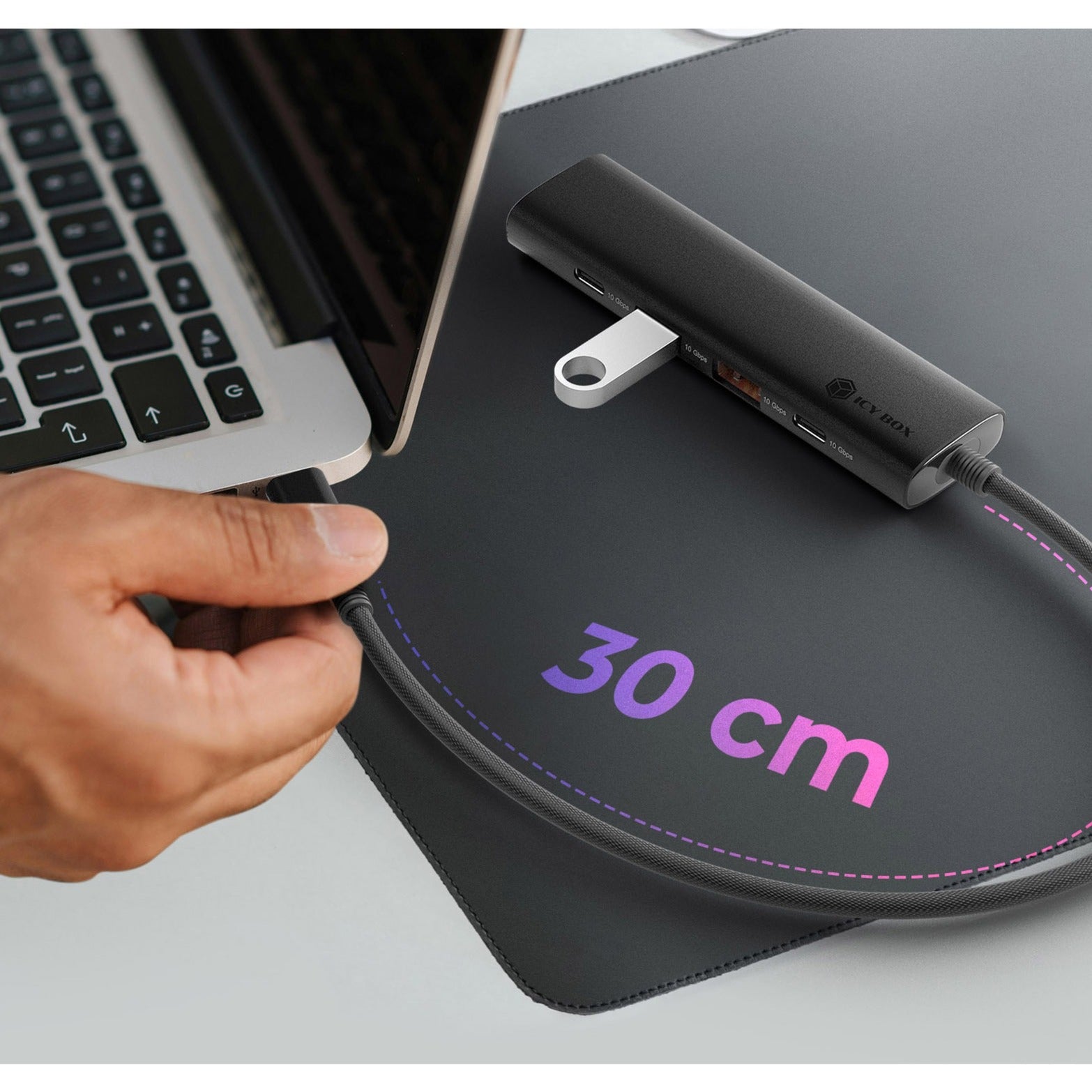 Icy box ib-hub1437-cpd usb-hub
