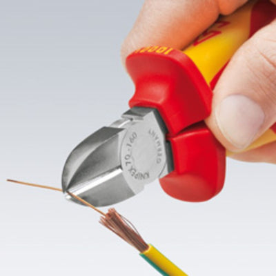 Knipex zijsnijtang 70 06 180 kniptang (geel)