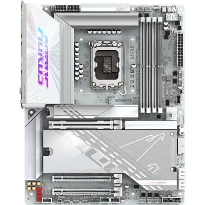 Gigabyte z890 aorus pro ice socket 1851 moederbord (raid, 5gb-lan, wi-fi 7, bt, sound, atx)
