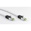 Goobay cat.8.1 netwerkkabel (wit, 0,5 meter, s ftp (pimf), rj-45)