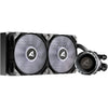 Sharkoon s80 rgb waterkoeling (zwart, 4-pins pwm fan-connector)