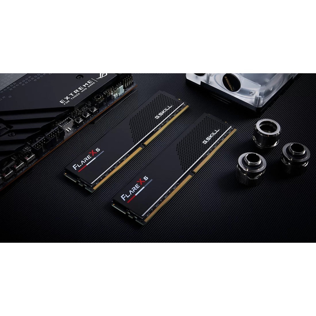 G.skill flare x5 32 gb ddr5-6400 (2x 16 gb) werkgeheugen (zwart, f5-6400j3239g16gx2-fx5, expo)