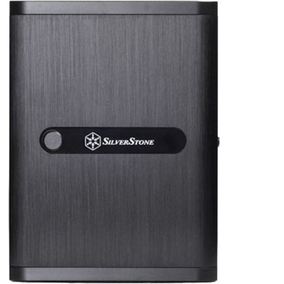 Silverstone sst-ds380b mini tower behuizing (zwart | 2x usb-a)
