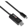 Club 3d usb-c > displayport 1.4 adapter (zwart, 1,8 meter)