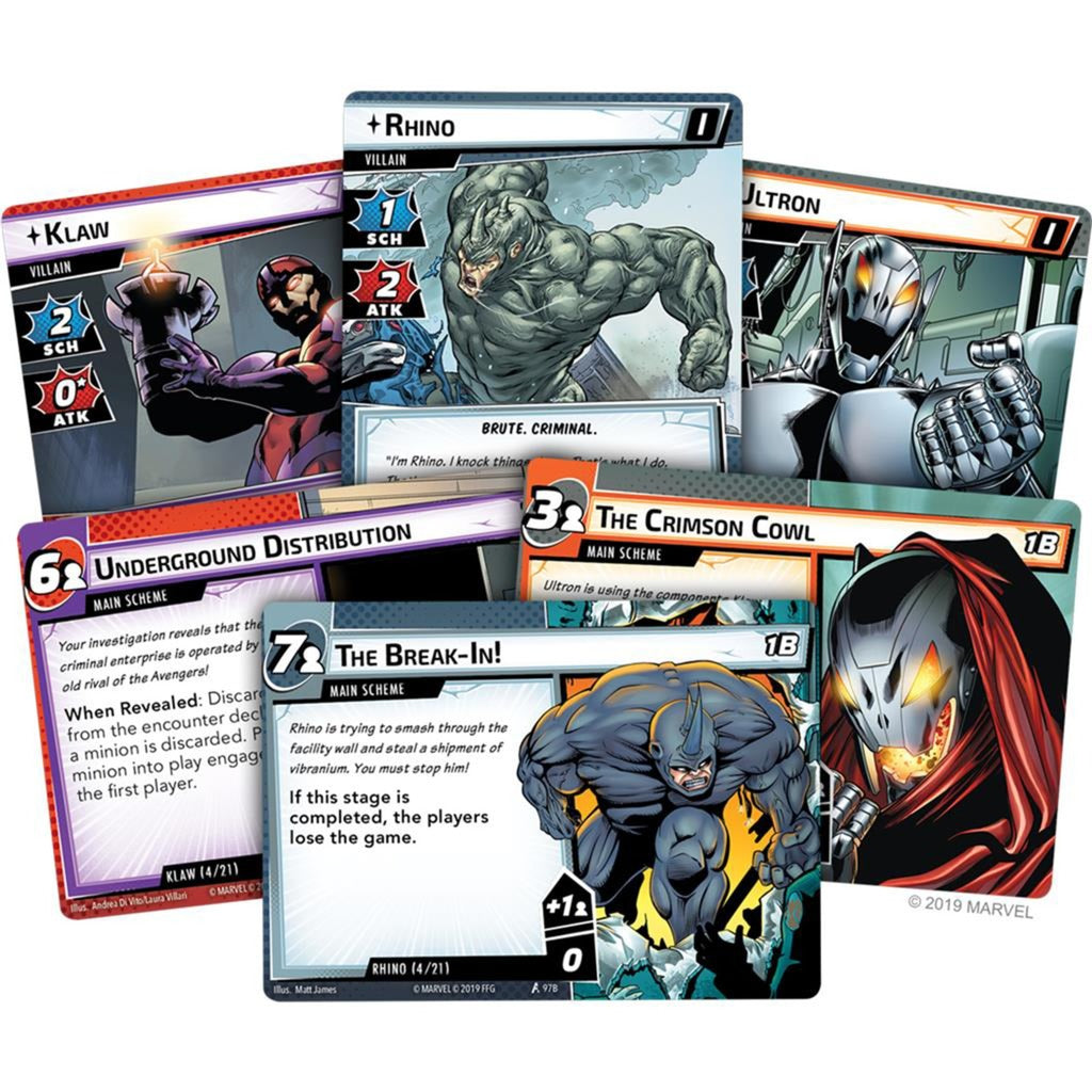 Asmodee marvel champions: the card game kaartspel (engels, 1 - 4 spelers, 45 - 90 minuten, vanaf 14 jaar)