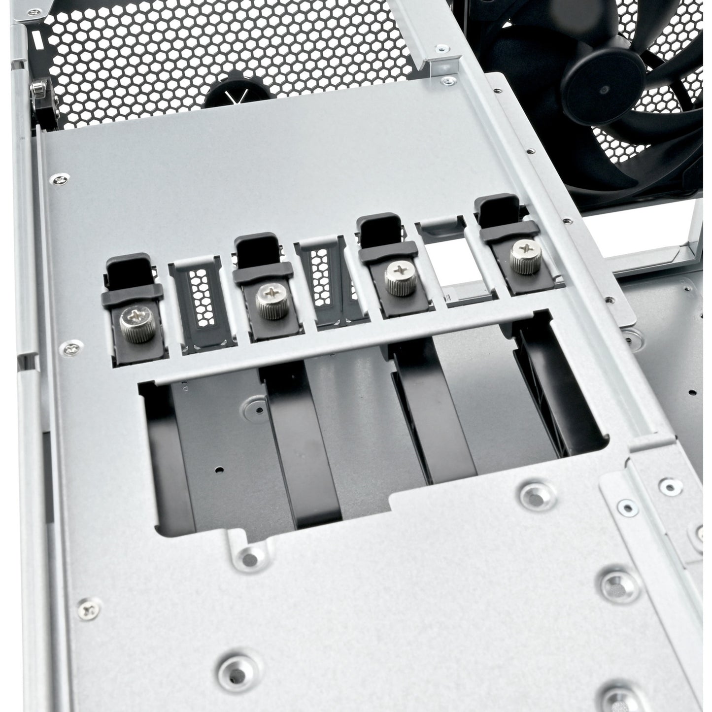 Silverstone rm53-502 rack behuizing (zwart)