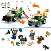 Lego city - wilde dieren reddingsmissies constructiespeelgoed (60353) - afbeelding 4