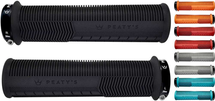 Peaty's monarch grips mushroom lock-on handlebar grips
