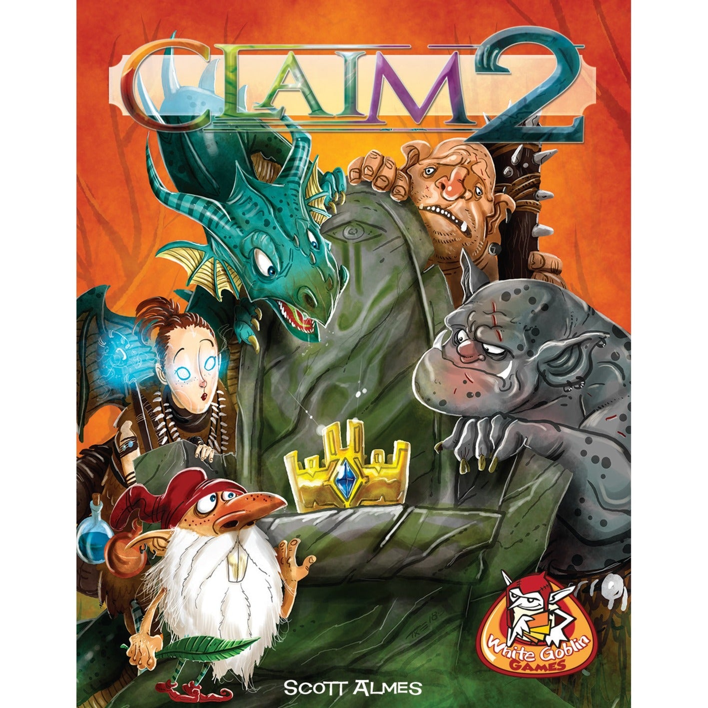 White goblin games claim 2 kaartspel (nederlands, 2 spelers, 25 minuten, vanaf 10 jaar)